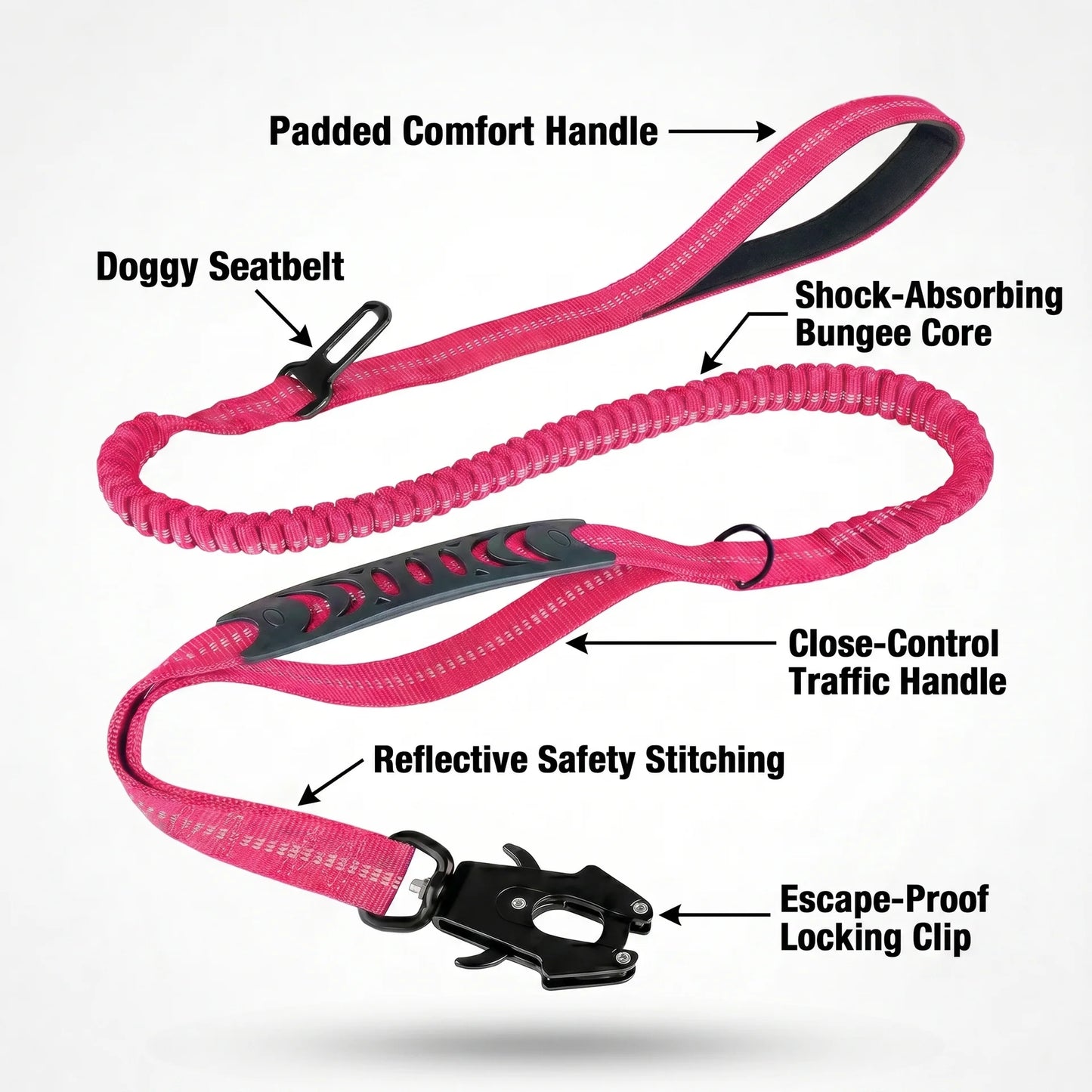 TugEase™ Bungee Leash